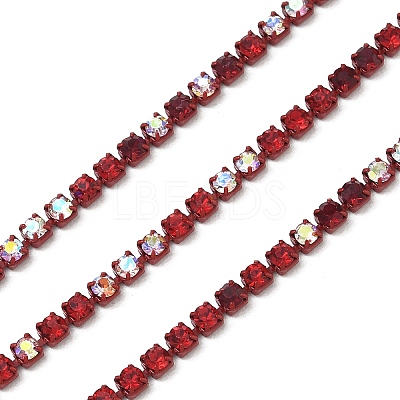 Iron Rhinestone Cup Chains RB-CBA10DB-01B-1