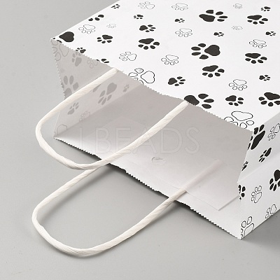 Kraft Paper Gift Bags with Handle ABAG-WH0045-19A-1