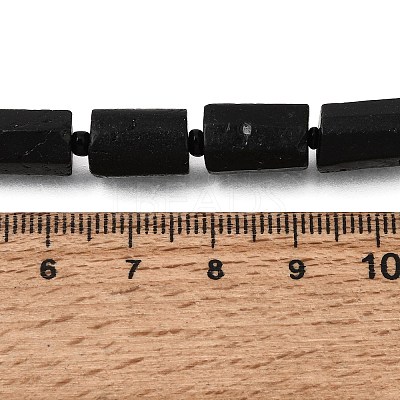 Natural Black Tourmaline Beads Strands GG-CBA8682-A08-1