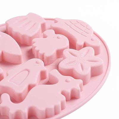 Marine Organism Food Grade Silicone Molds X-DIY-G022-07-1