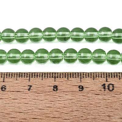 Transparent Glass Beads Strands GLAA-T032-T6mm-26-1