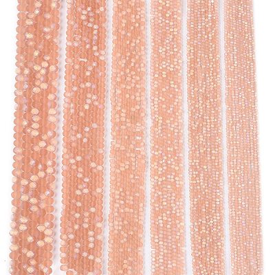 Transparent Glass Beads Strands EGLA-A044-T3mm-MB21-1