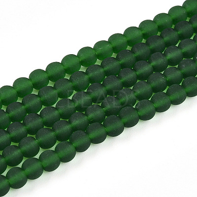 Transparent Glass Beads Strands GLAA-T032-T4mm-MD22-1