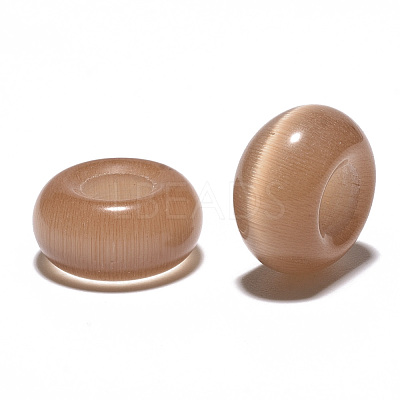 Cat Eye European Beads G-S359-071-M-1