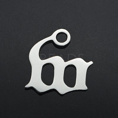 Non-Tarnish 201 Stainless Steel Charms STAS-S105-JA569-W-1