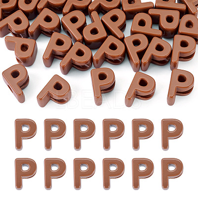 Opaque Acrylic European Beads LS-OACR-TAC0019-006P-1