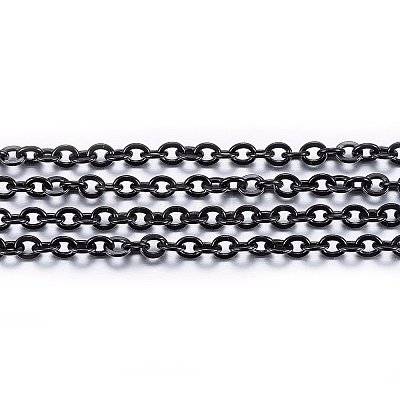 Handmade 304 Stainless Steel Cable Chains STAS-P213-03B-01-1