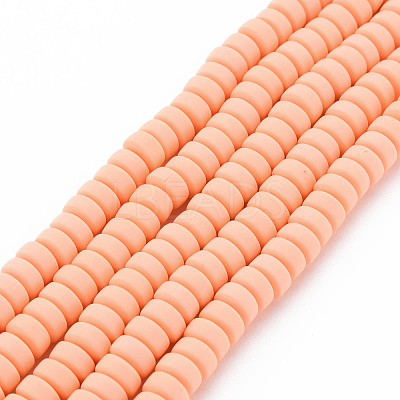 Handmade Polymer Clay Beads Strands CLAY-N008-35-1