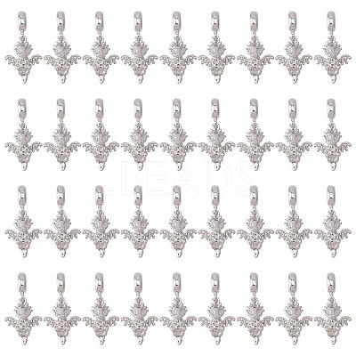 36Pcs Alloy European Dangle Charms MPDL-CA0001-06P-1