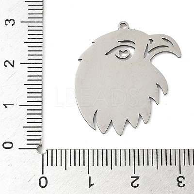 201 Stainless Steel Pendants STAS-G366-03P-01-1