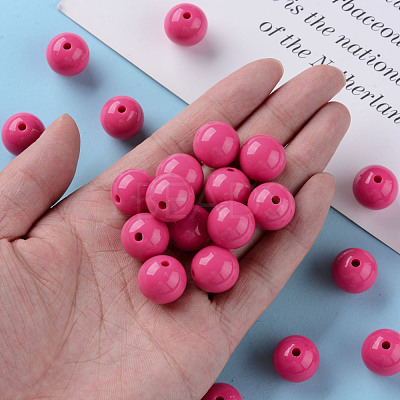 Opaque Acrylic Beads MACR-S370-C16mm-A13-1