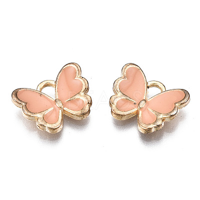 Alloy Enamel Charms ENAM-S121-070K-1