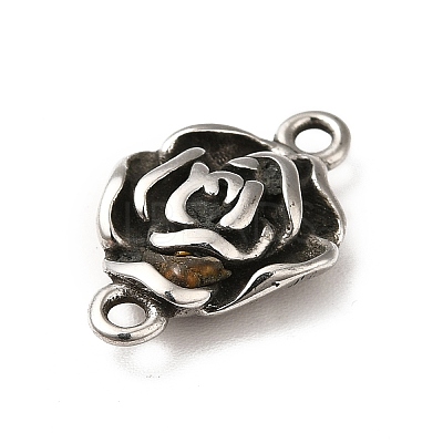 Non-Tarnish 304 Stainless Steel Connector Charms X-STAS-I696-03P-1
