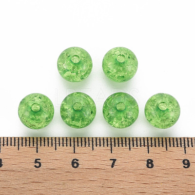 Transparent Crackle Acrylic Beads MACR-S373-66C-N19-1