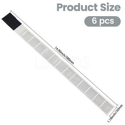 6Pcs PVC Reflective Bands Wristbands for Cycling Running AJEW-GF0013-33A-1