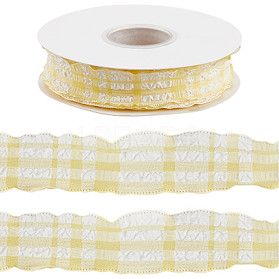 Cloth Plaid Ribbon OCOR-WH20071-001A-1