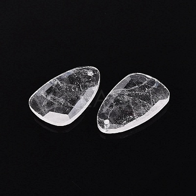 Natural Quartz Crystal Pendants G-Q601-38K-1