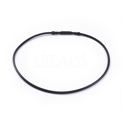 Rubber Cord Necklace Making RCOR-440L-6-1