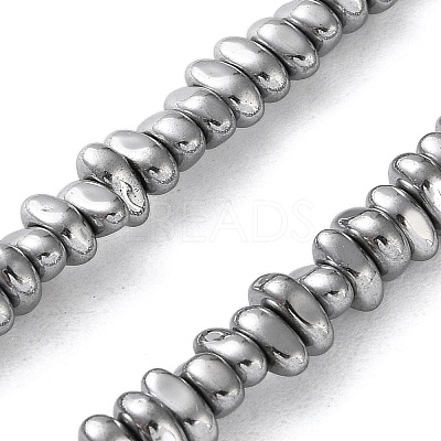 Electroplated Synthetic Non-magnetic Hematite Beads Strands G-I364-B01-03-1