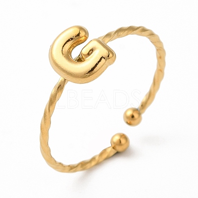 304 Stainless Steel Open Cuff Rings RJEW-K261-02G-G-1