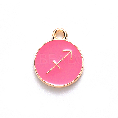 Alloy Enamel Pendants LS-ENAM-S124-01A-03F-1
