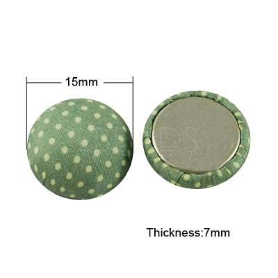 Woven Cabochons WOVE-S037-15mm-1-1