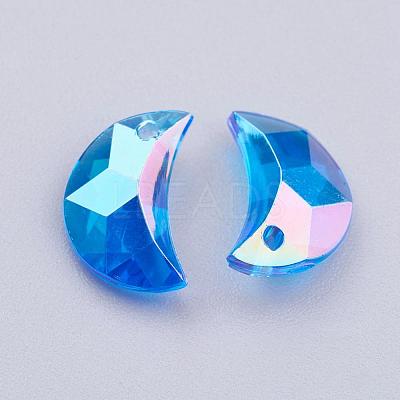 Transparent Acrylic Charms MACR-G046-11mm-A4X-1