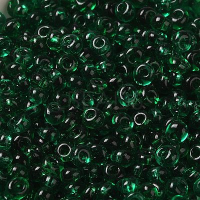 Transparent Colours Glass Seed Beads SEED-P006-02A-09-1
