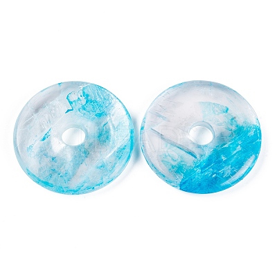 Natural Calcite Dyed Pendants G-B083-01B-03-1