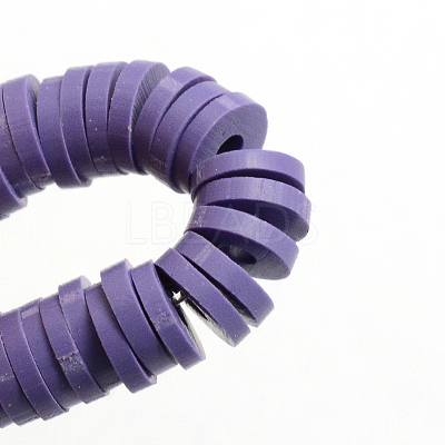Handmade Polymer Clay Heishi Beads X-CLAY-R067-8.0mm-03-1