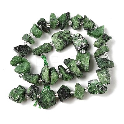 Natural Ruby in Zoisite Beads Strands G-Q023-A01-01-1