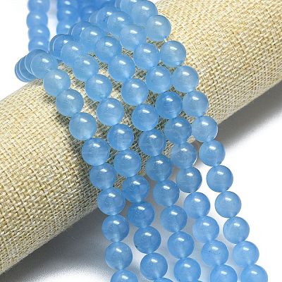 Natural Malaysia Jade Beads Strands G-L645-C01-10mm-21-1