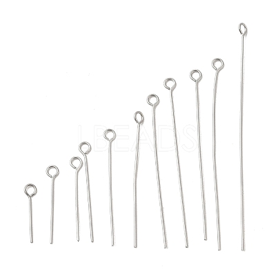 304 Stainless Steel Eye Pins STAS-K293-12P-1