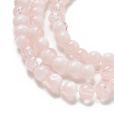 Crackle Glass Beads Strands GLAA-U001-4mm-12-1