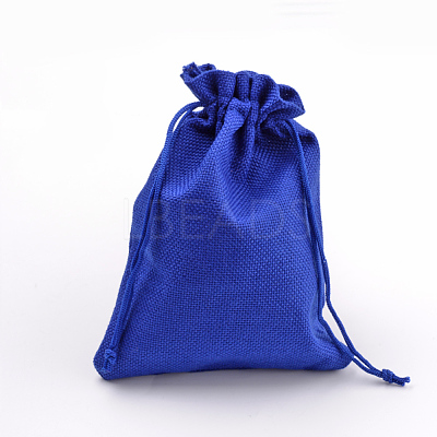 Burlap Packing Pouches Drawstring Bags ABAG-Q050-10x14-22-1