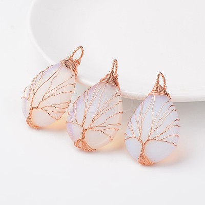 Opalite Pendants X-G-K122-06RG-1