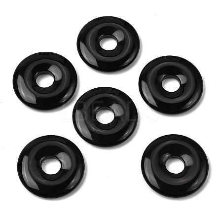 Natural Obsidian Pendants G-A320-01A-20-1