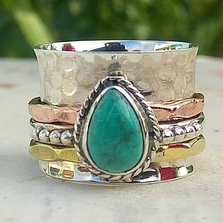 Alloy and Resin Finger Rings FS-WGDE678-04-1