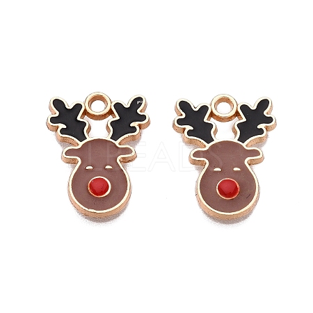 Alloy Enamel Pendants X-ENAM-S121-013B-1
