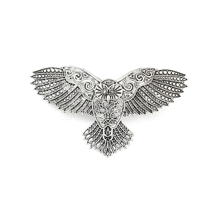 Viking Style Zinc Alloy Snap Hair Clips For Women PHAR-B090-01AS-03-1