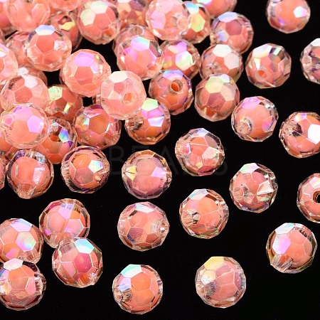 Transparent Acrylic Beads X-TACR-S152-04B-SS2109-1