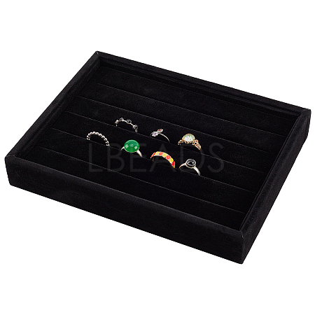  Wooden Cuboid Jewelry Rings Displays RDIS-NB0001-10-1