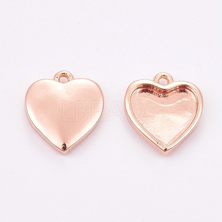 Brass Pendant Cabochon Settings LS-ZIRC-E149-20RG-1
