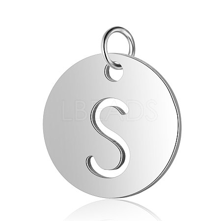 Non-Tarnish 304 Stainless Steel Charms STAS-S105-T514S-S-1
