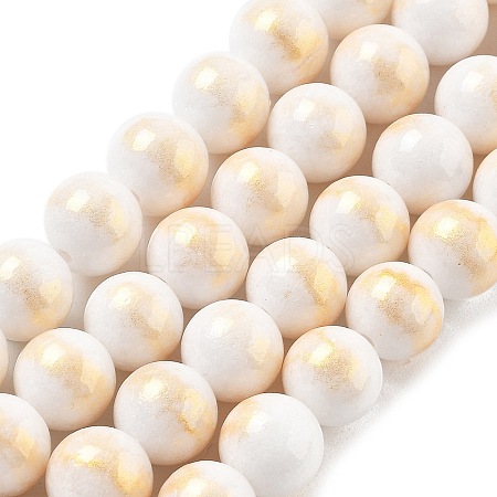 Natural Mashan Jade Beads Strands G-A255-A01-01H-1