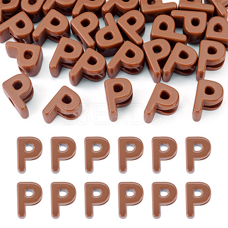 Opaque Acrylic European Beads LS-OACR-TAC0019-006P-1