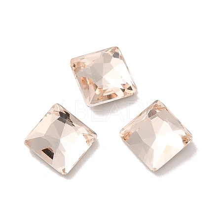 Glass Rhinestone Cabochons RGLA-P037-06B-D261-1
