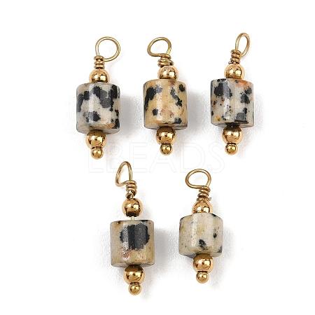 Natural Dalmatian Jasper Pendants GG-CBA5E56-06G-03-1