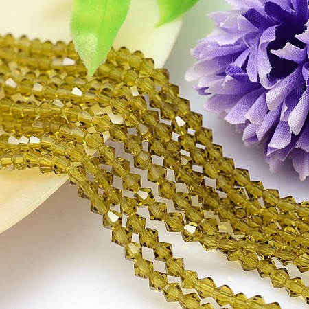 Faceted Imitation Austrian Crystal Bead Strands G-M180-10mm-19A-1