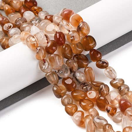 Natural Red Agate Beads Strands LS-G-G146-A25-01-1